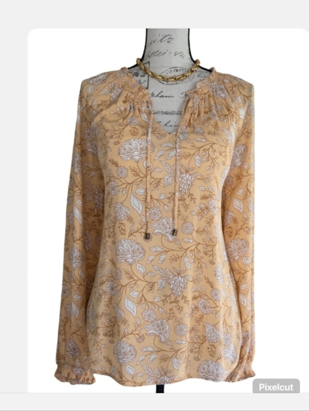 NWT Market & Spruce Floral Blouse.